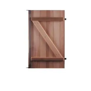 Volets battants Thiebaut bois exotique 27 mm